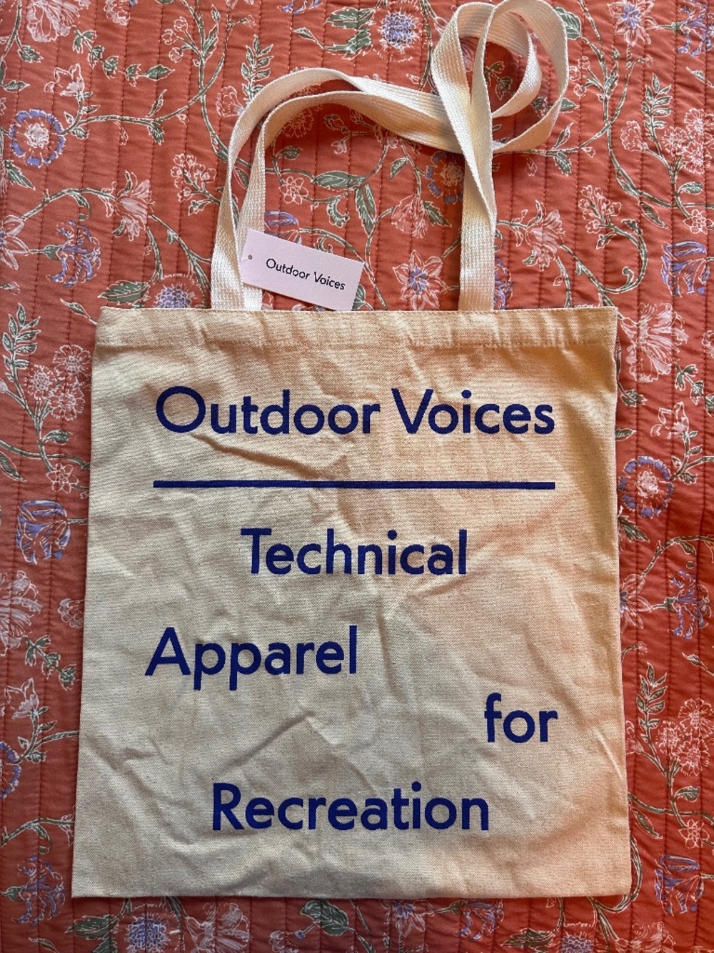 NWT Outdoor Voices signature tote bag!